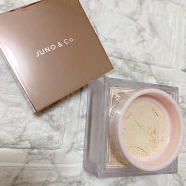Juno Blur Makeup Setting Powder - Brightening/JUNO & CO./ルースパウダーを使ったクチコミ（6枚目）