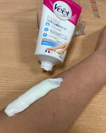 ヴィート ピュアバスタイム除毛クリーム 敏感肌用/Veet/除毛クリームを使ったクチコミ(2枚目)