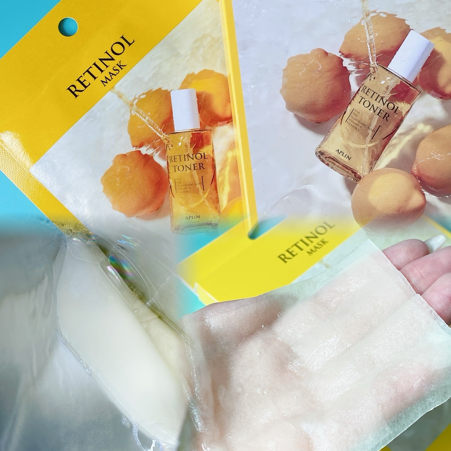 レチノールマスクパック 3枚/APLIN/シートマスク・パックを使ったクチコミ（2枚目）