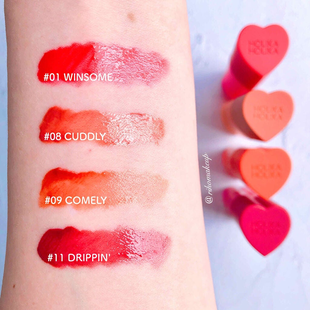 ホリカホリカ ハートクラッシュグローティントエアー/HOLIKA HOLIKA/リップティントを使ったクチコミ(3枚目)