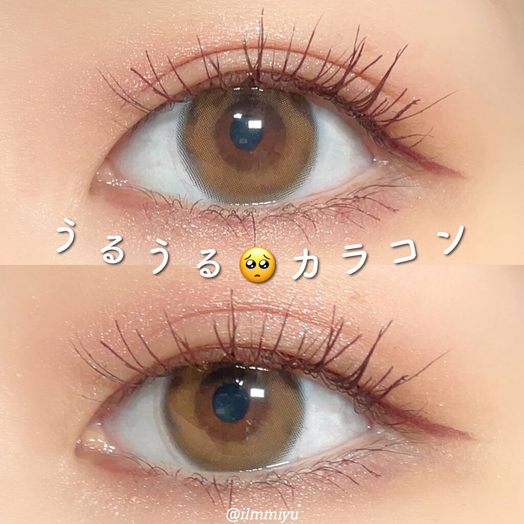 ハッシュシリーズ ハッシュプラスブラウン/LENSSIS/カラーコンタクトレンズを使ったクチコミ（1枚目）