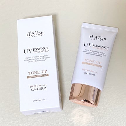 ウォータフルトーンアップサンクリーム/ダルバ/日焼け止めクリームを使ったクチコミ(1枚目)