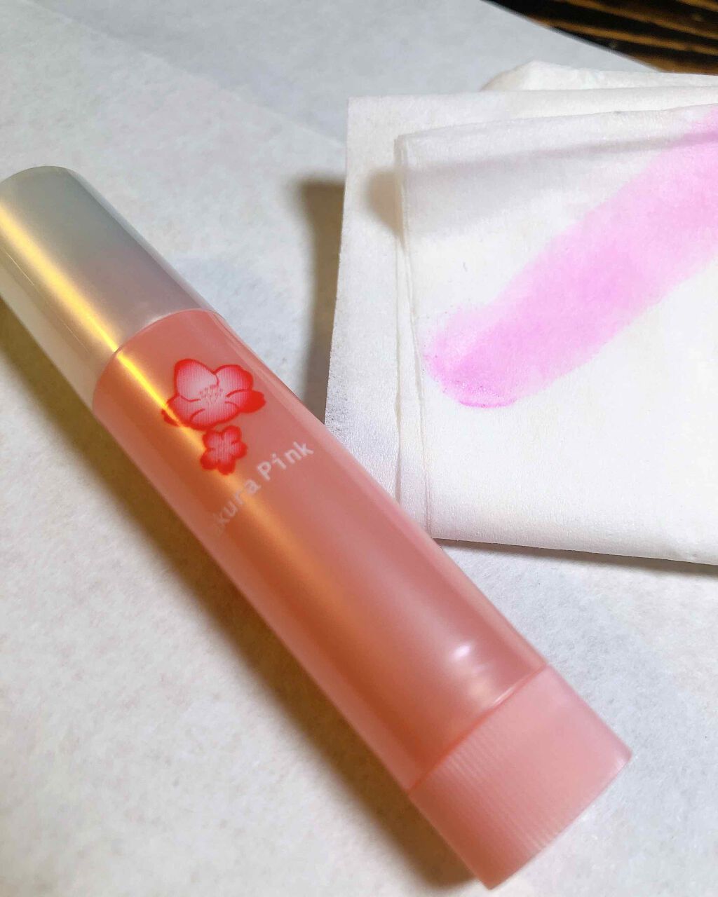 口紅がいらない薬用リップうすづきUV/メンターム/リップクリームを使ったクチコミ(1枚目)