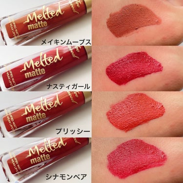 メルテッド リキッド マット ロングウェア リップスティック プリッシー（新色）/Too Faced/口紅の画像