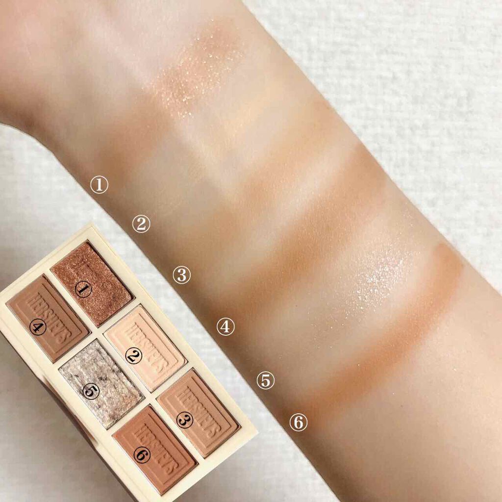 ハーシー プレイカラーアイズミニ/ETUDE/アイシャドウパレットを使ったクチコミ（3枚目）