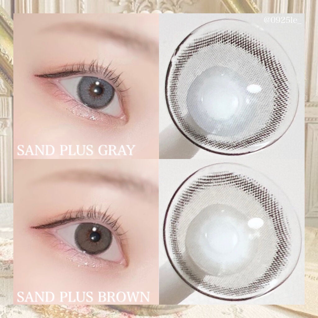 サンドシリーズ/LENSSIS/カラーコンタクトレンズを使ったクチコミ(3枚目)