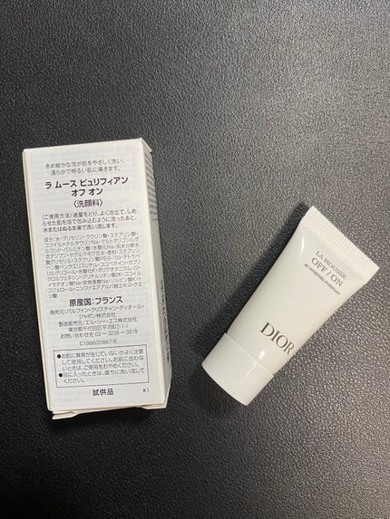 ラ ムース ピュリフィアン オフ オン/Dior/洗顔料を使ったクチコミ(3枚目)