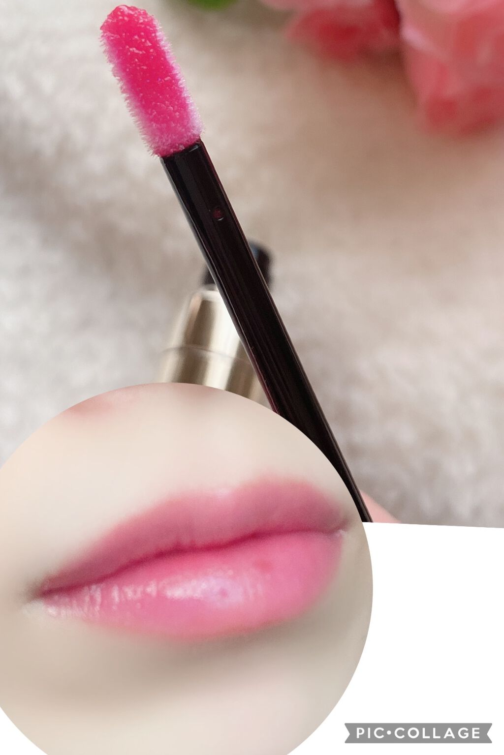 エレガンス リクイッド ルージュ ビジュー/Elégance/口紅を使ったクチコミ(4枚目)