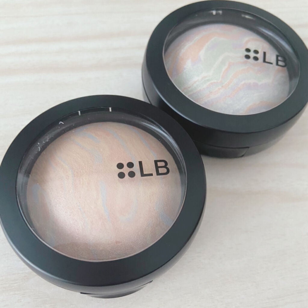 マーブルハイライター/LB/パウダーチークを使ったクチコミ(3枚目)