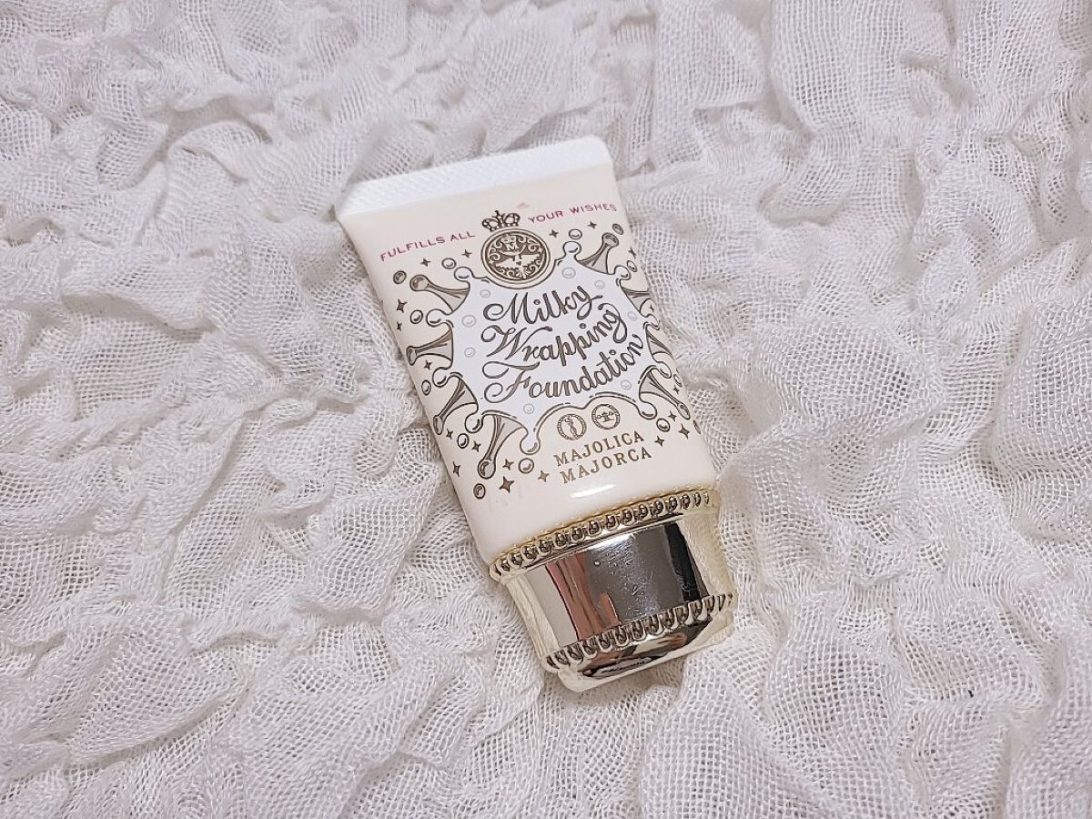 ミルキーラッピングファンデ/MAJOLICA MAJORCA/リキッドファンデーションを使ったクチコミ（1枚目）