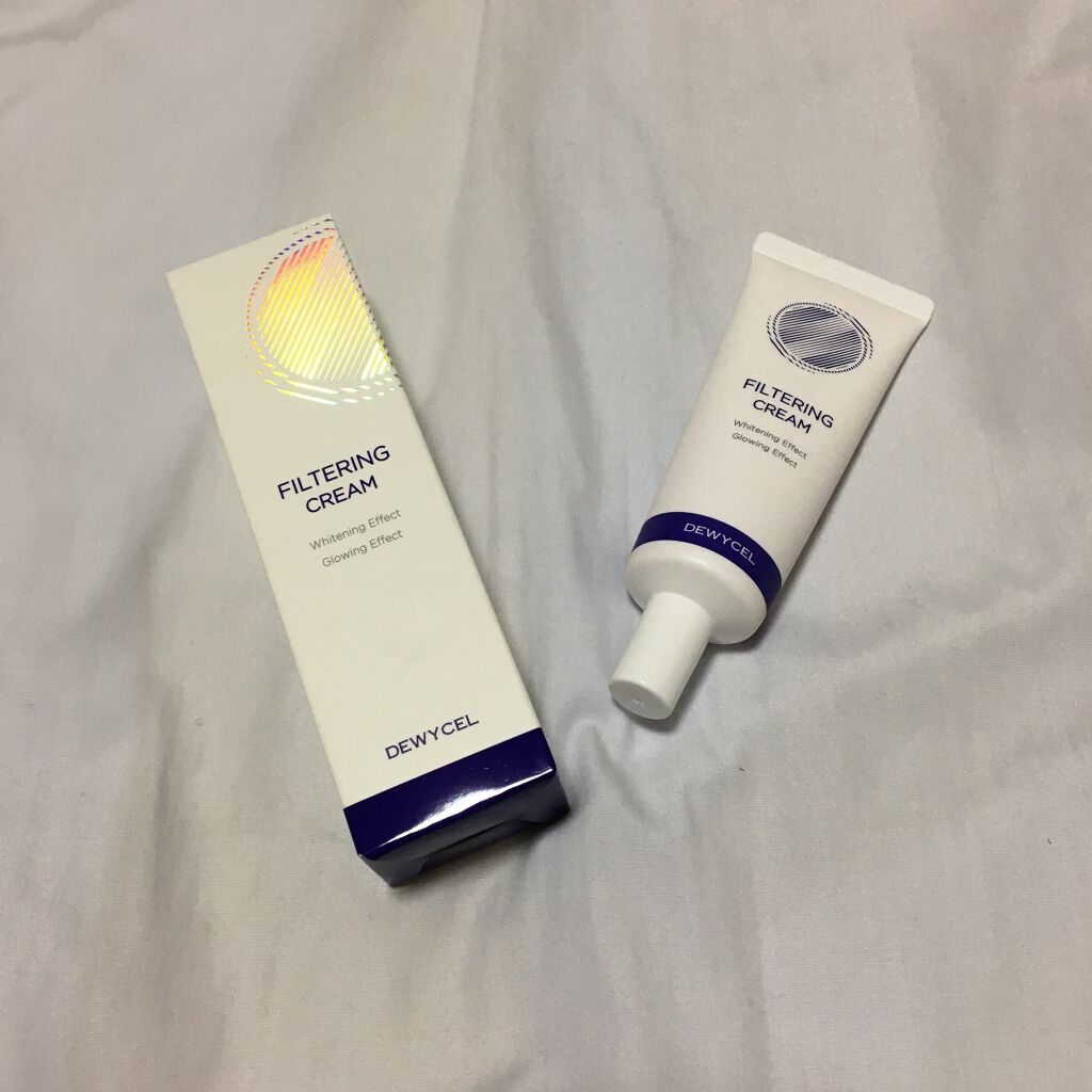 フィルタリングクリーム/DEWYCEL/日焼け止めクリームを使ったクチコミ（1枚目）