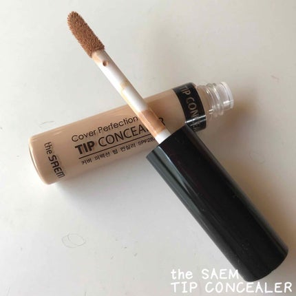 カバーパーフェクション チップコンシーラー/the SAEM/リキッドコンシーラーを使ったクチコミ(1枚目)