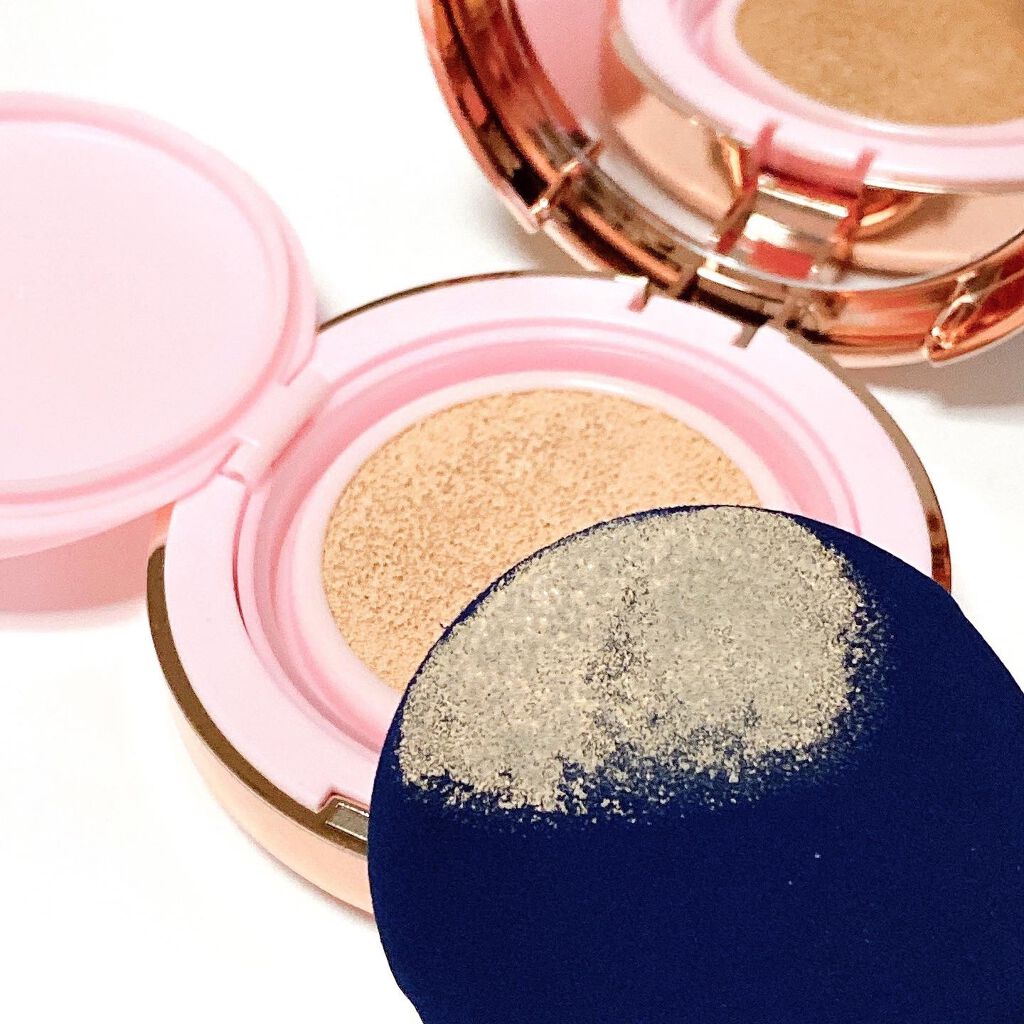 ピンクティーツリーカバークッション/APLIN/クッションファンデーションを使ったクチコミ(4枚目)