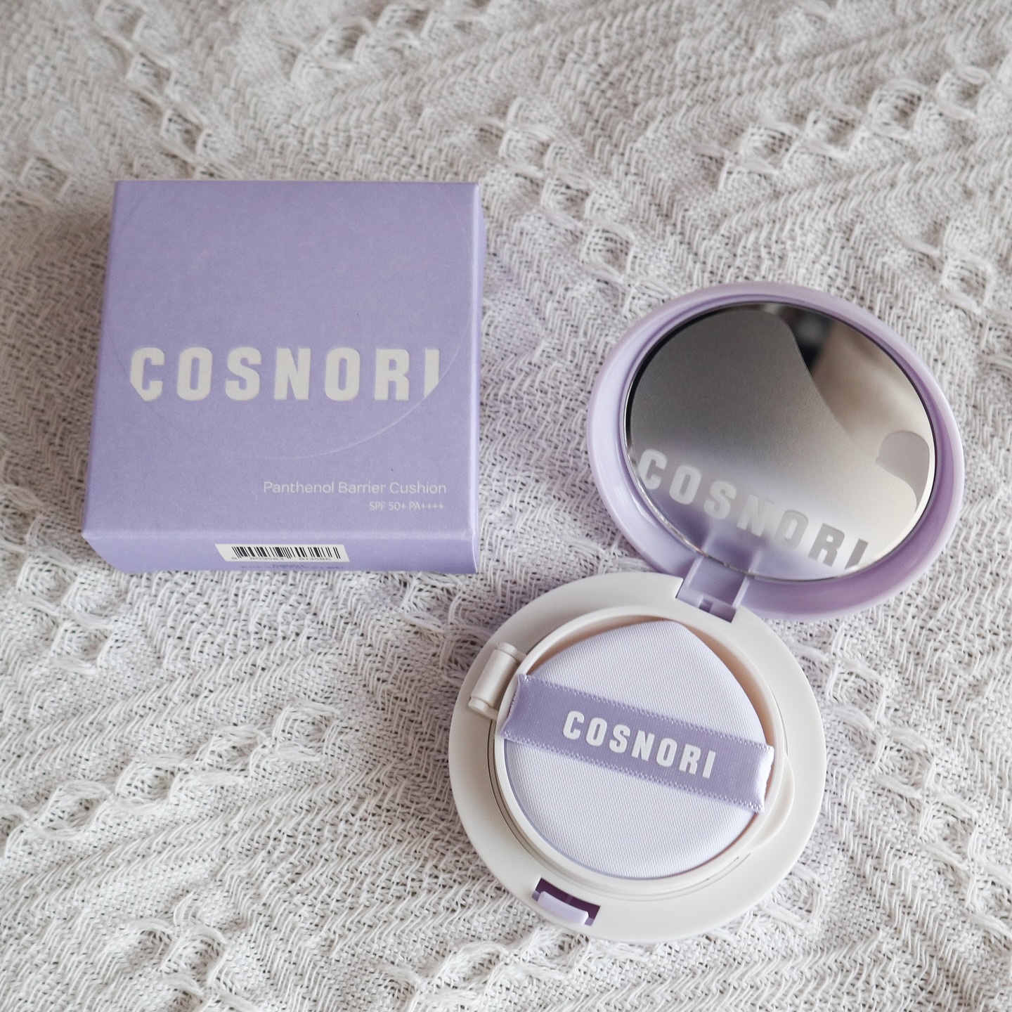 パンテノールバリアクッション/COSNORI/クッションファンデーションを使ったクチコミ（1枚目）