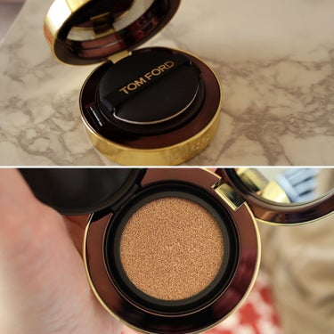 トレースレス タッチ ファンデーション SPF 45 サテンマット クッション コンパクト/TOM FORD BEAUTY/クッションファンデーションを使ったクチコミ（2枚目）