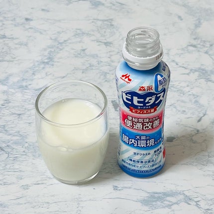 ビヒダスヨーグルト便通改善/ビヒダス/飲むヨーグルトを使ったクチコミ(3枚目)