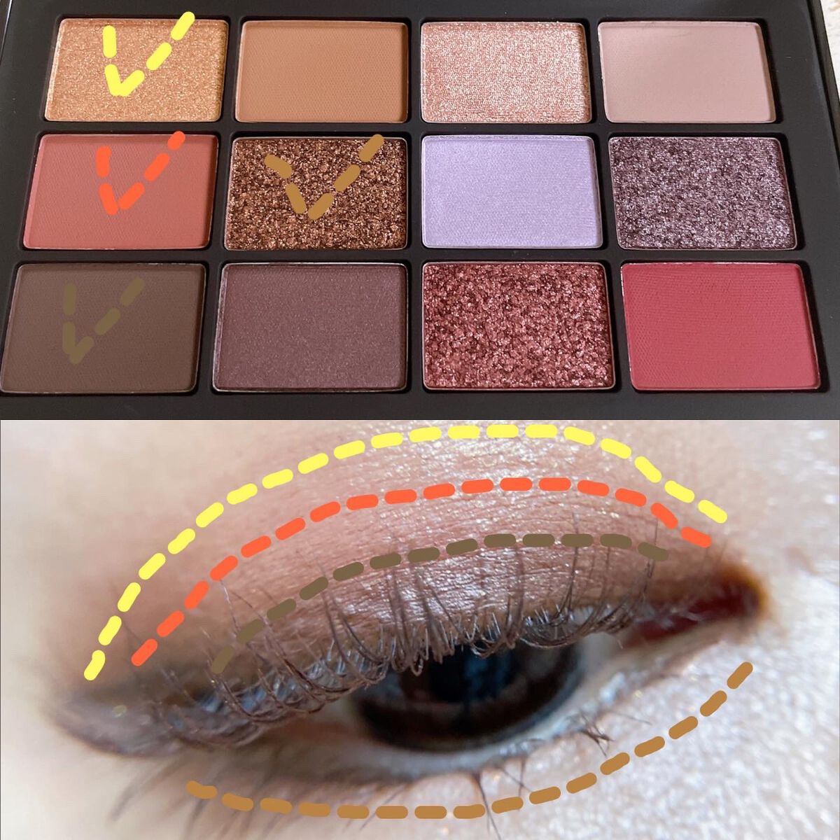 スターゲイズ アイシャドーパレット/NARS/アイシャドウパレットを使ったクチコミ(4枚目)