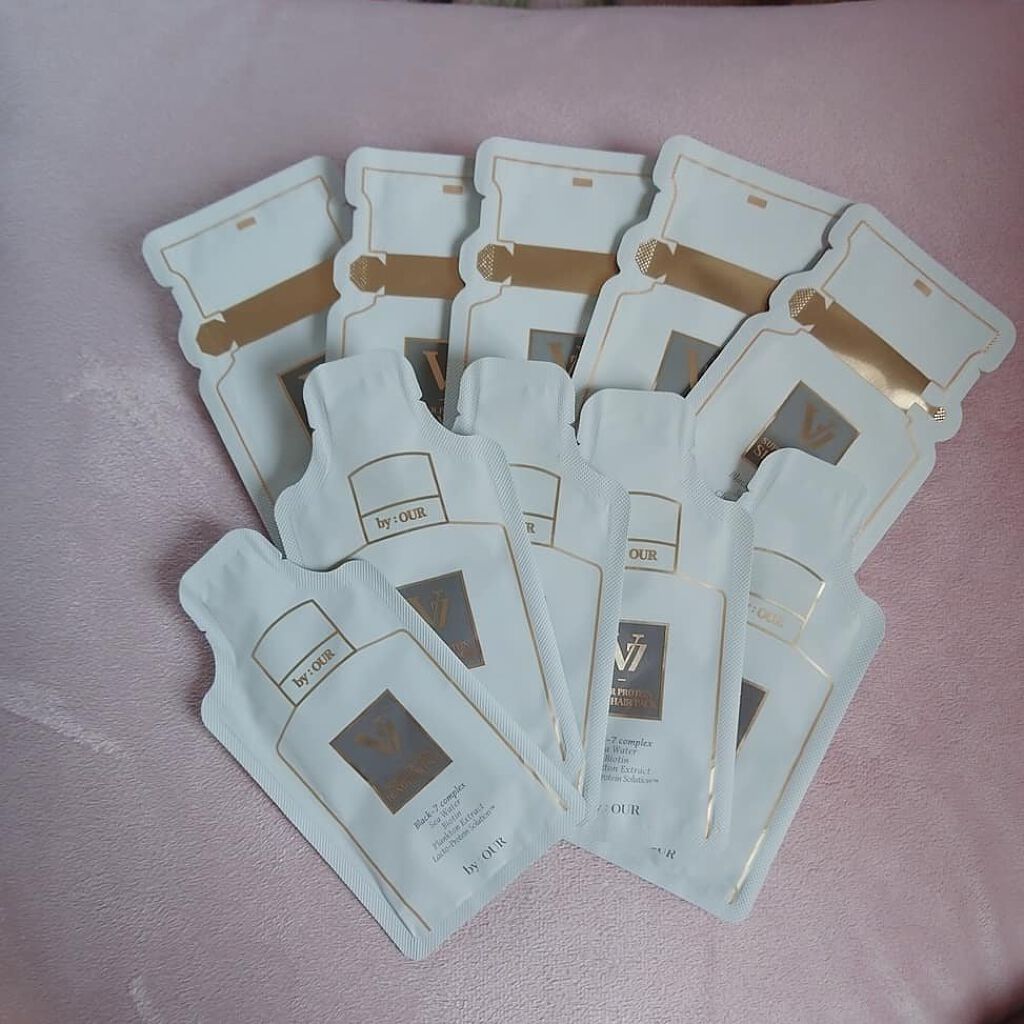 V7 スーパープロテイン ボンドヘアパック/by : OUR/ヘアマスク・ヘアパックを使ったクチコミ（1枚目）