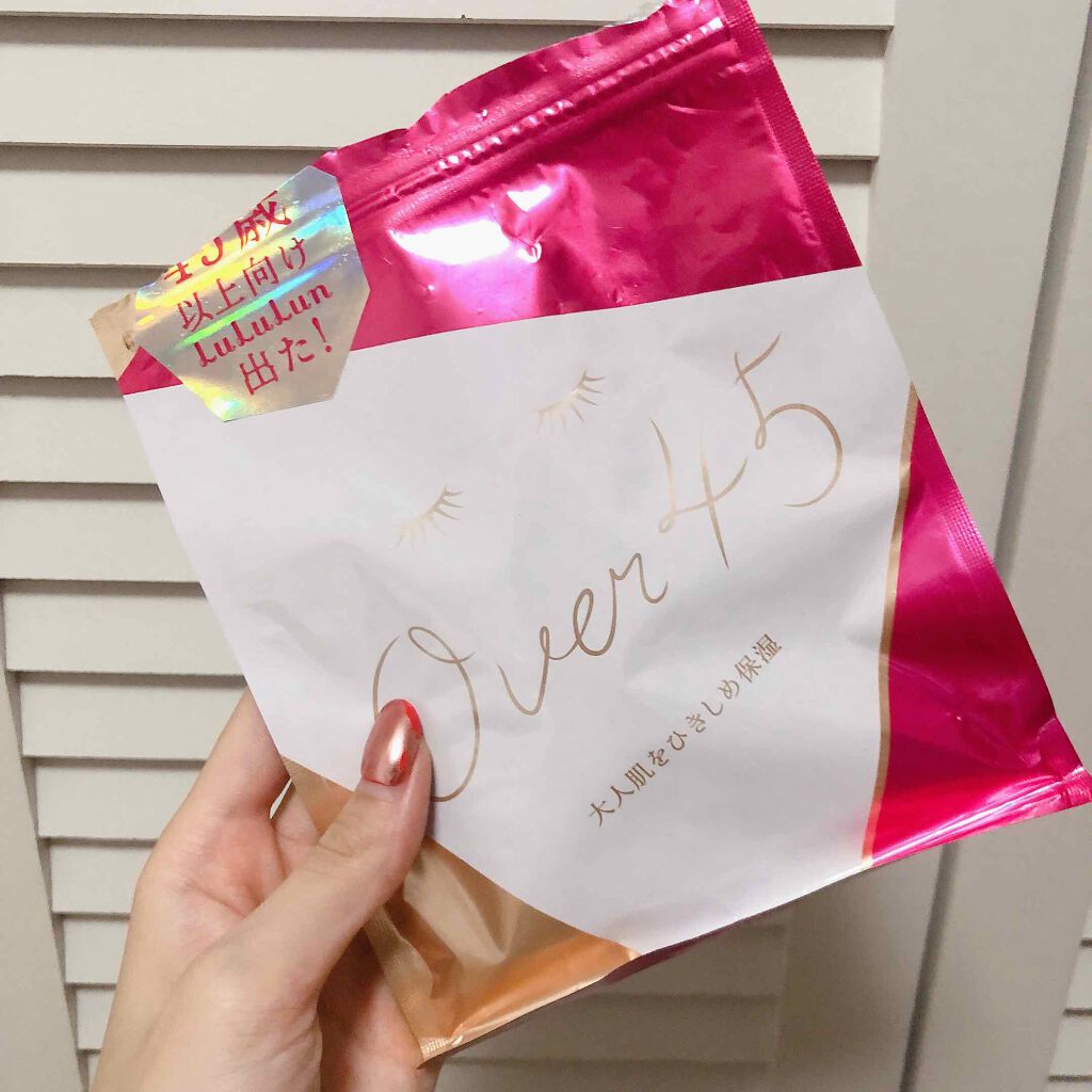 ルルルンOVER45 カメリアピンク(モイスト)/ルルルン/シートマスク・パックを使ったクチコミ(1枚目)