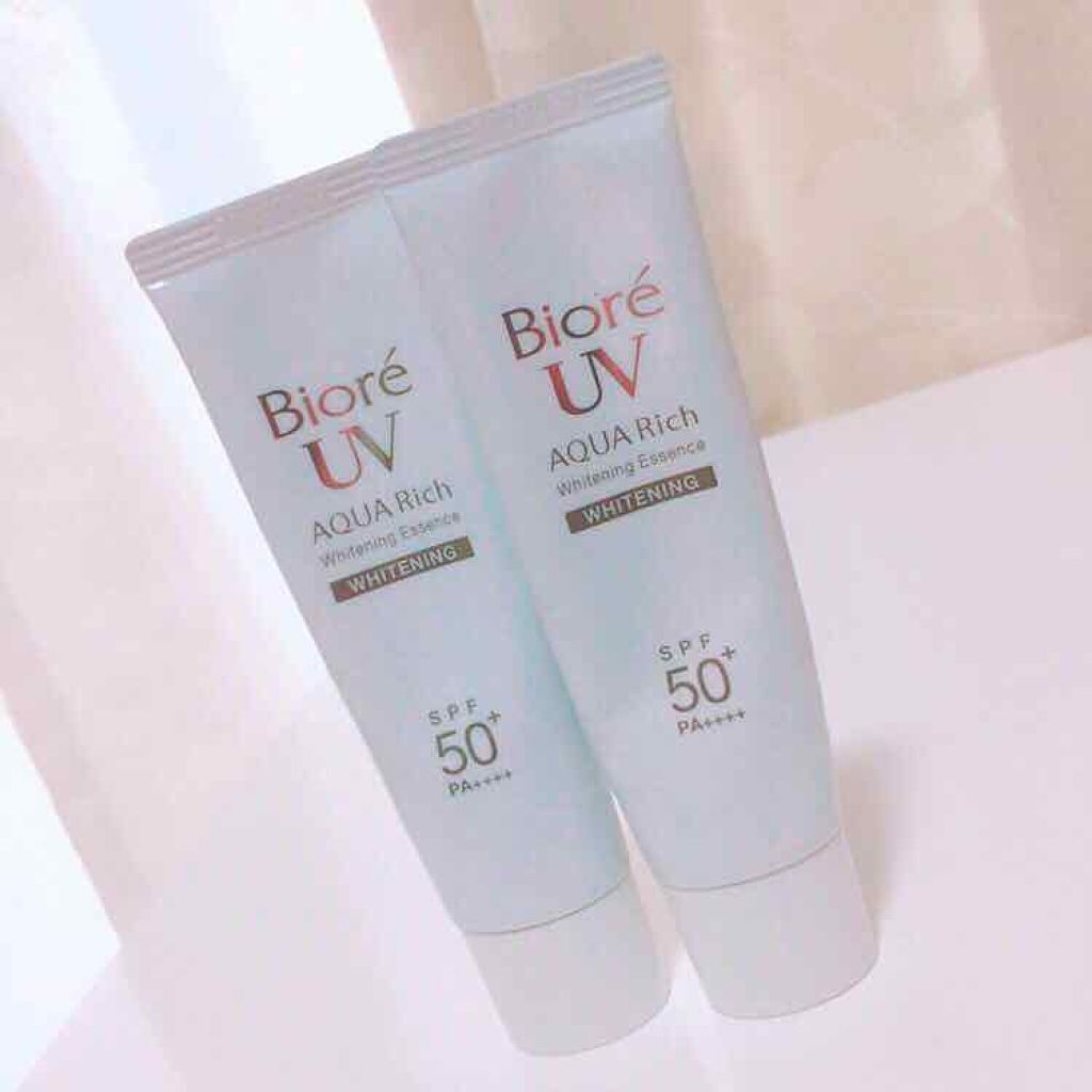 ビオレUV アクアリッチ 美白エッセンス SPF50+/ビオレ/日焼け止め・UVケアを使ったクチコミ（1枚目）
