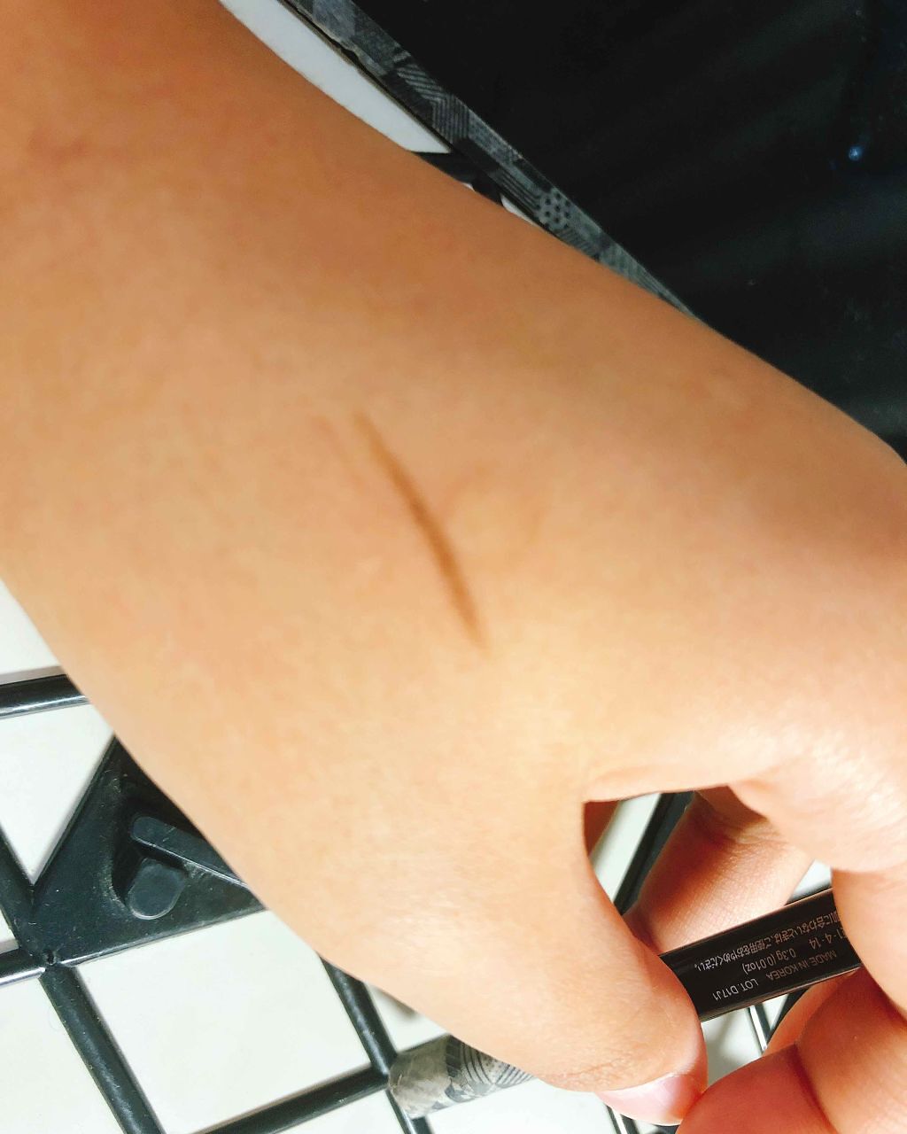 ペンシルアイブロウ 三角芯/DAISO/アイブロウペンシルを使ったクチコミ（3枚目）