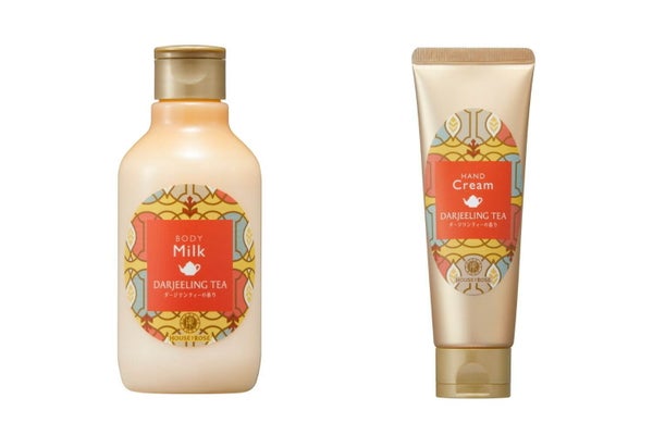 (左から)「ボディミルク DJ」,「ハンドクリーム DJ」