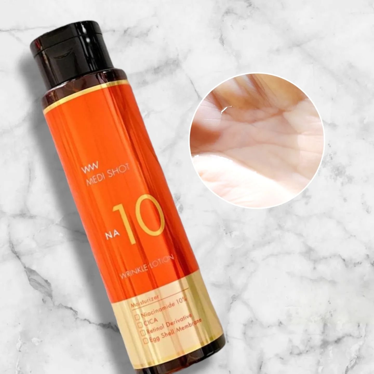 メディショットNA10 リンクル濃化粧水/MEDI SHOT/化粧水を使ったクチコミ（2枚目）