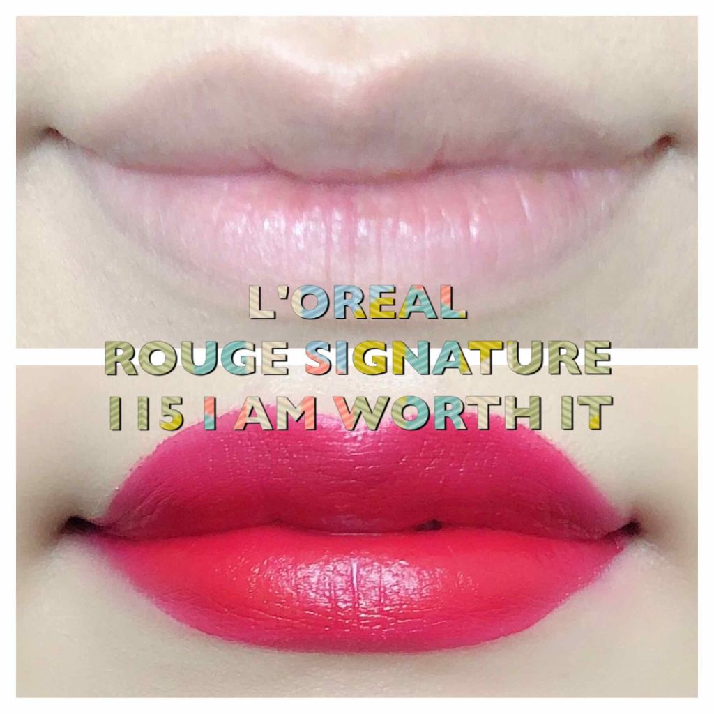 ルージュシグネチャー /ロレアル パリ/リップグロスを使ったクチコミ(1枚目)