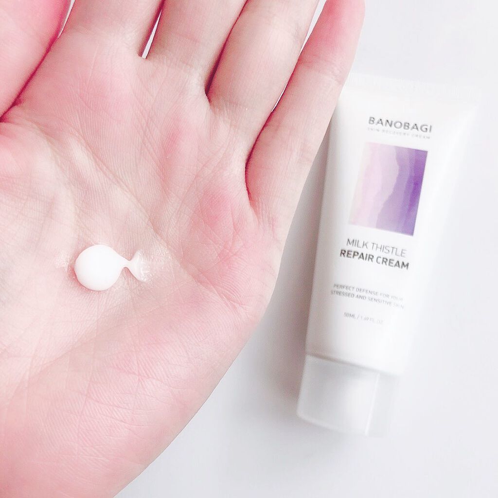 ミルクシスル リペアクリーム/BANOBAGI/フェイスクリームを使ったクチコミ(2枚目)