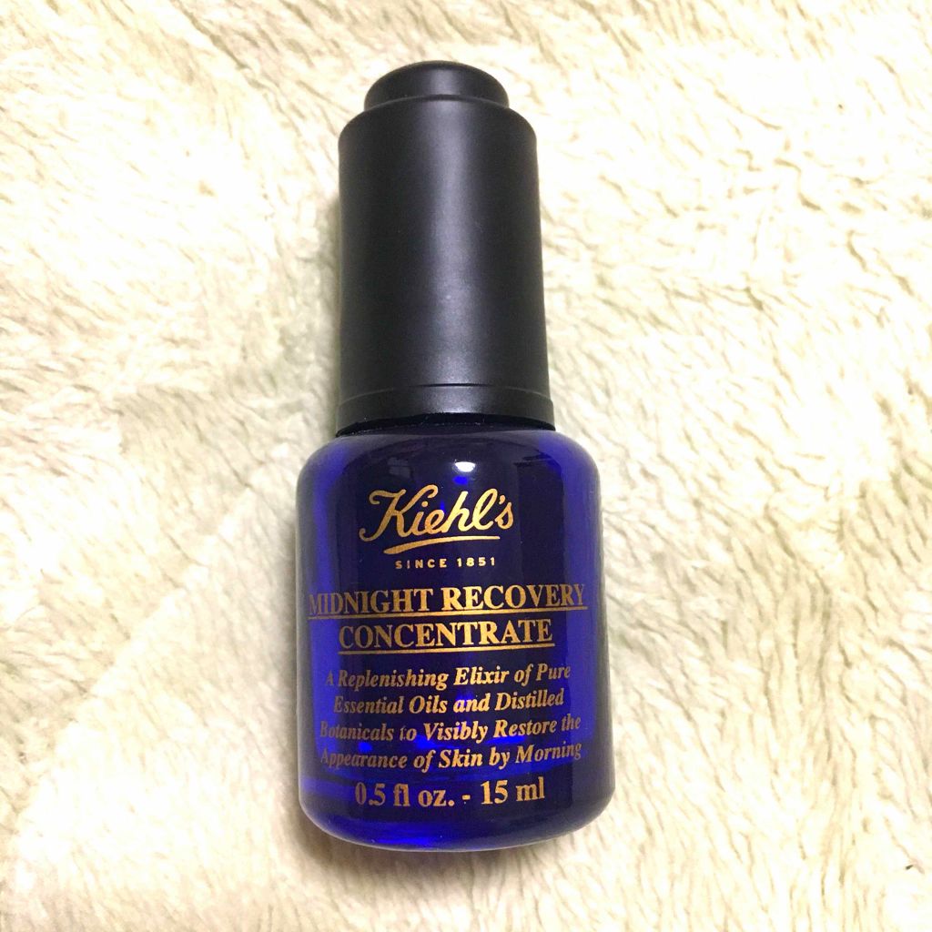 キールズ ミッドナイトボタニカル コンセントレート 15ml/Kiehl's/フェイスオイルを使ったクチコミ（1枚目）