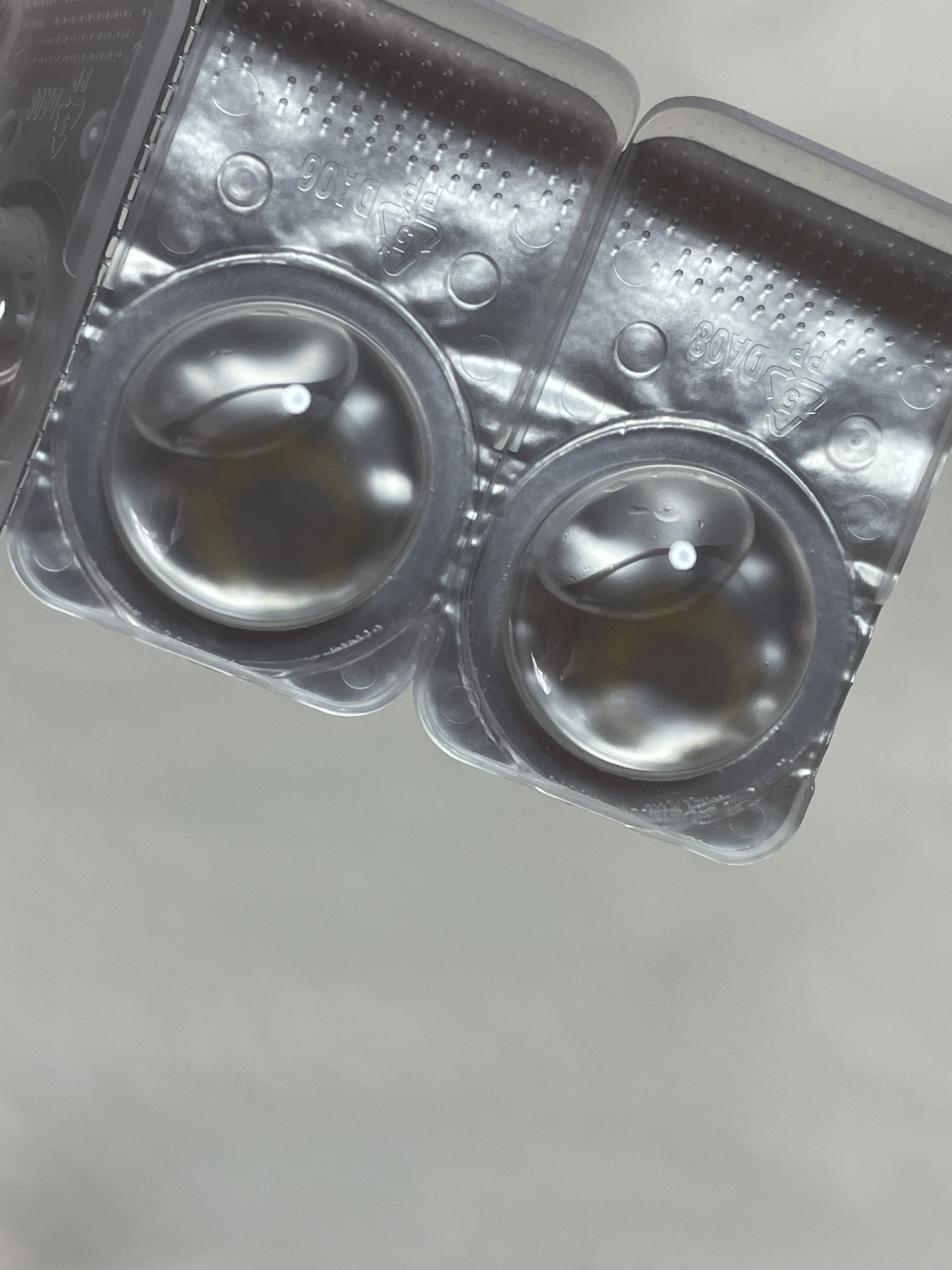 perse 1day エアーグレー/perse/ワンデー（１DAY）カラコンを使ったクチコミ（3枚目）