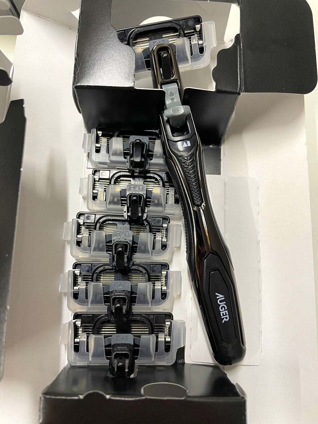 AUGER システムカミソリ/貝印/シェーバーを使ったクチコミ(3枚目)