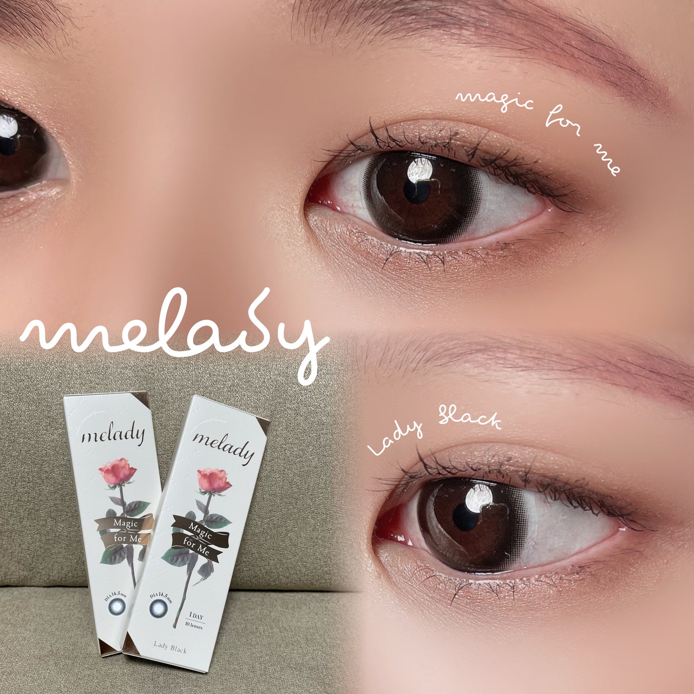 melady 1day/melady/ワンデー(1DAY)カラコンを使ったクチコミ(4枚目)