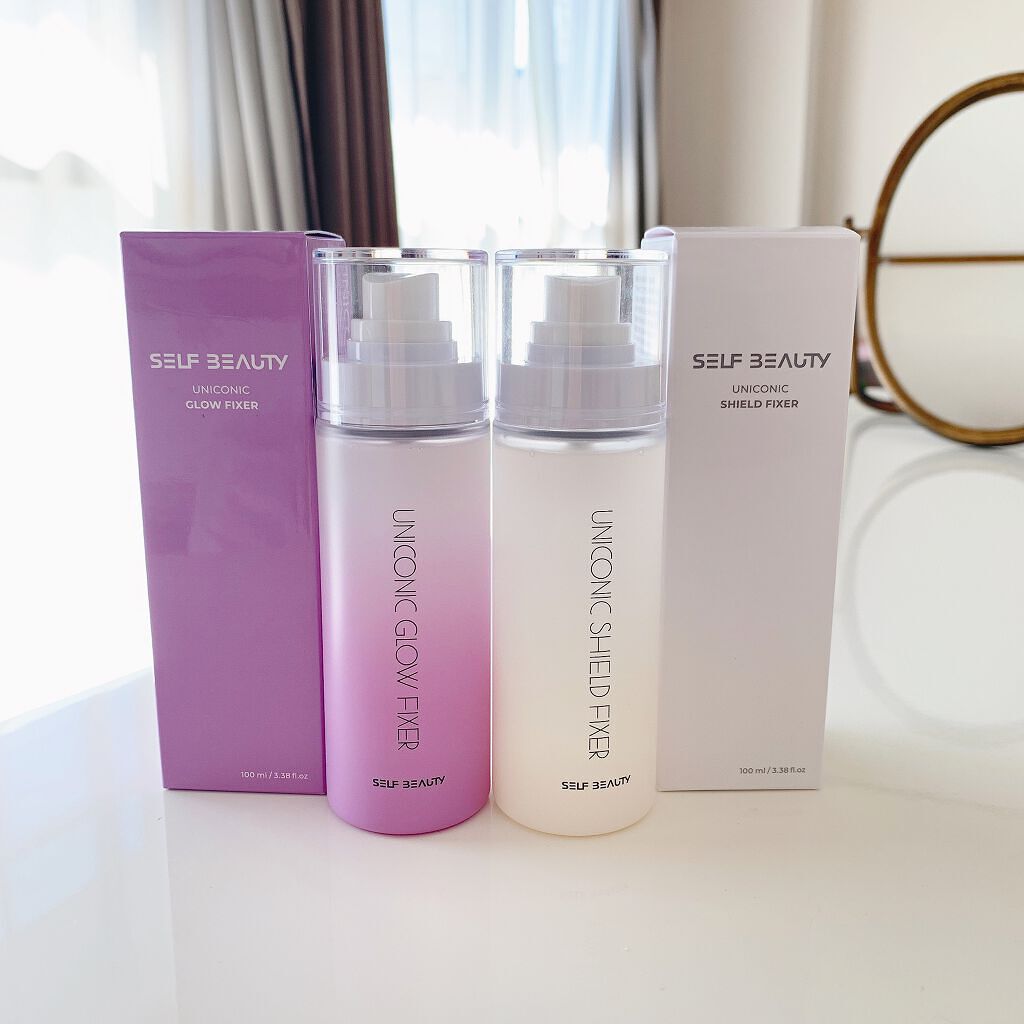 ユニコーン メイクアップグローフィックスミスト/SELF BEAUTY/フィックスミストを使ったクチコミ（1枚目）