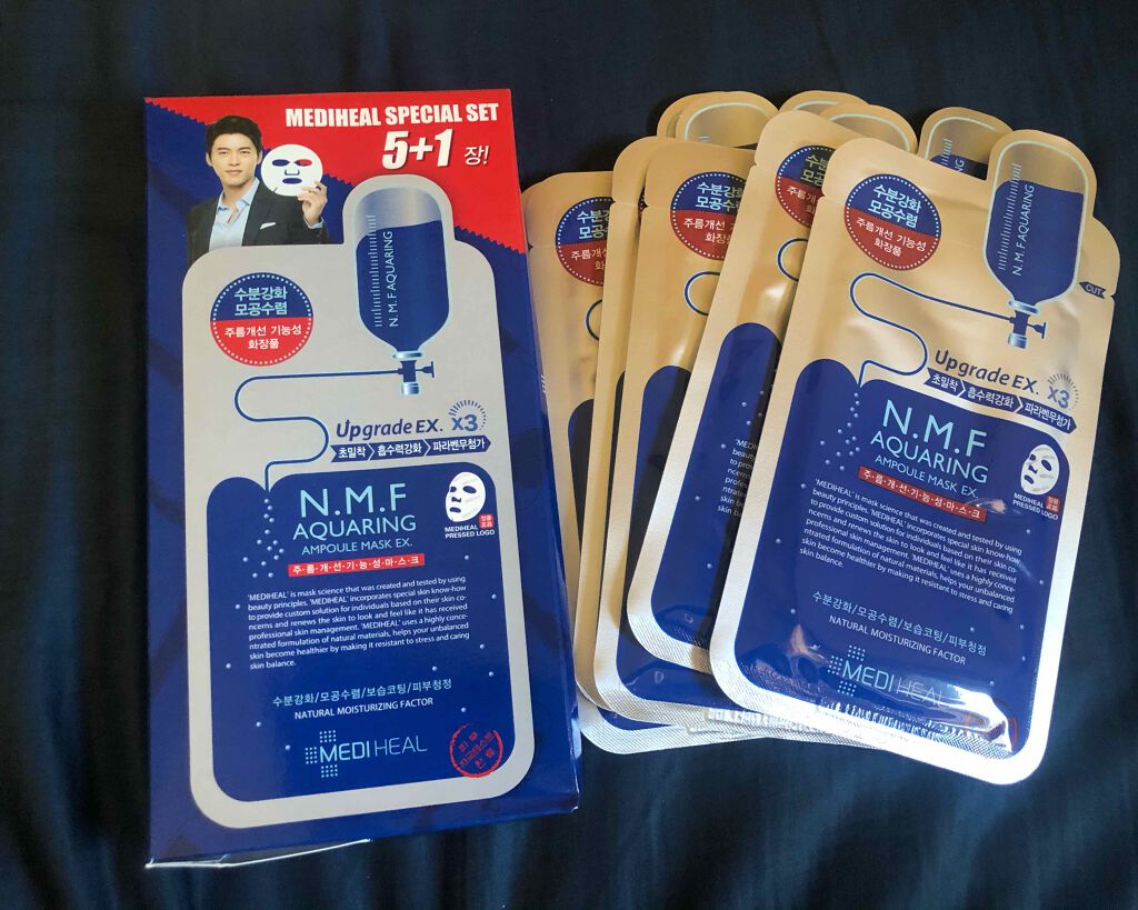 アクアリングヌードゲルマスク/MEDIHEAL/シートマスク・パックを使ったクチコミ（1枚目）