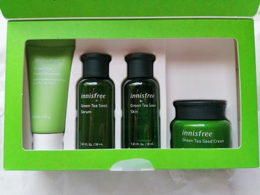 グリーンティー スキンケア トライアルセット/innisfree/化粧水を使ったクチコミ（3枚目）