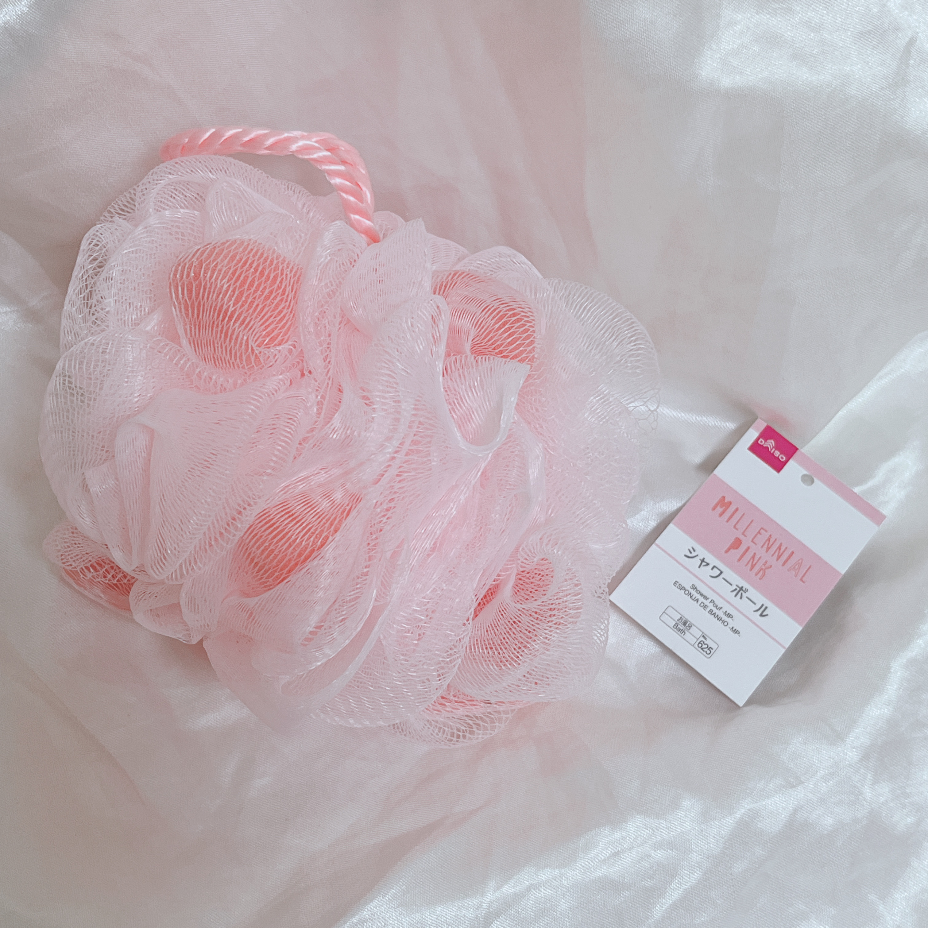 シャワーボール ハート入り/DAISO/バスグッズを使ったクチコミ（1枚目）