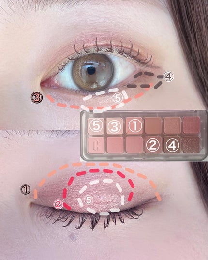 プロ アイ パレット エアー/CLIO/アイシャドウパレットを使ったクチコミ(3枚目)