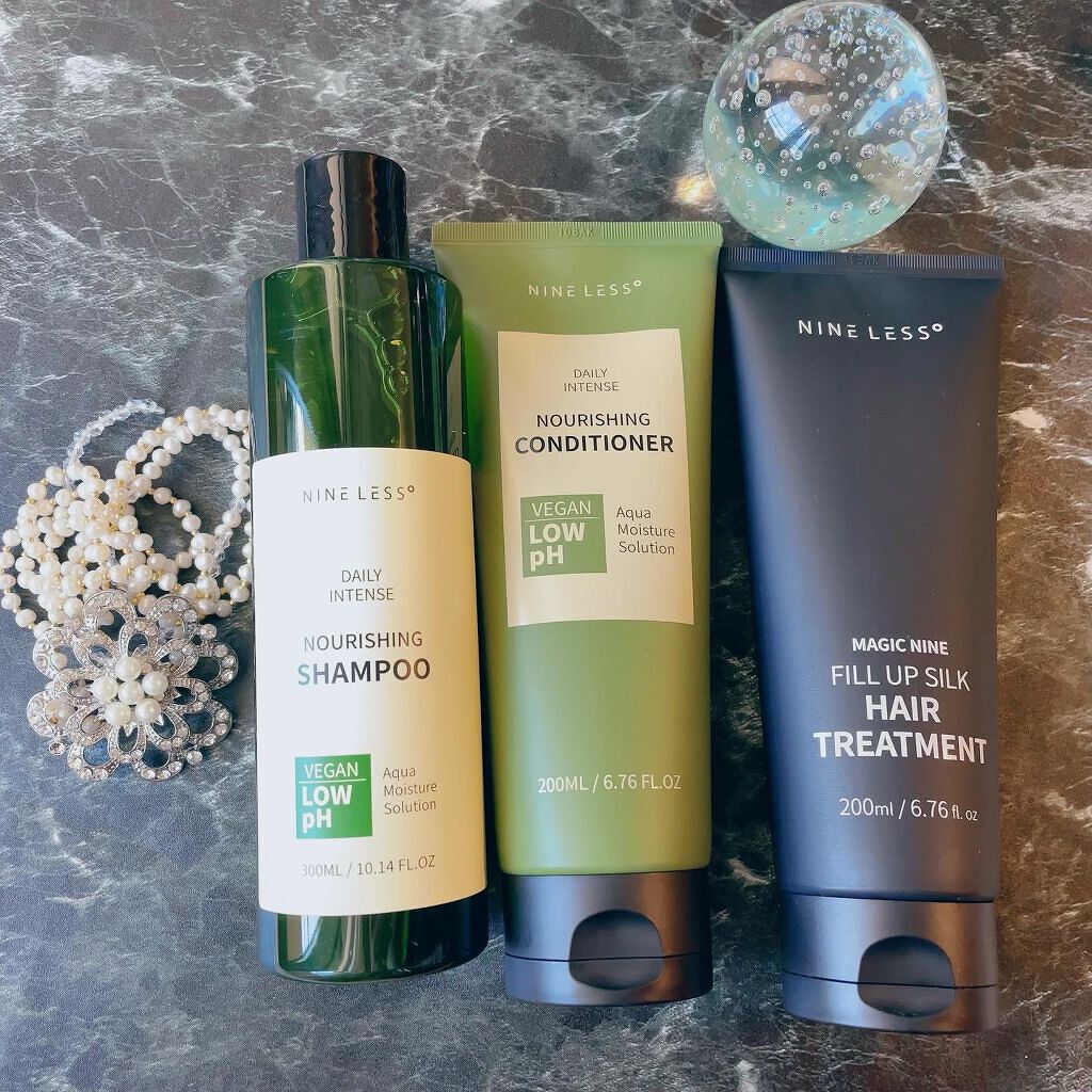 デイリーインテンスナリシングシャンプー /NINELESS/市販シャンプーを使ったクチコミ（1枚目）