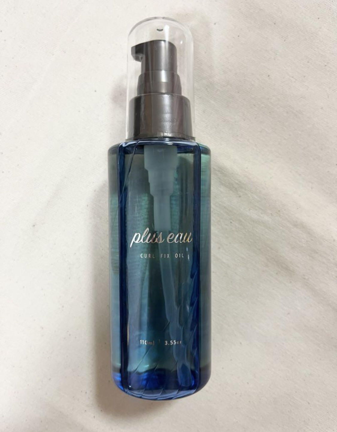 カールフィックスオイル/plus eau/ヘアオイルを使ったクチコミ（1枚目）