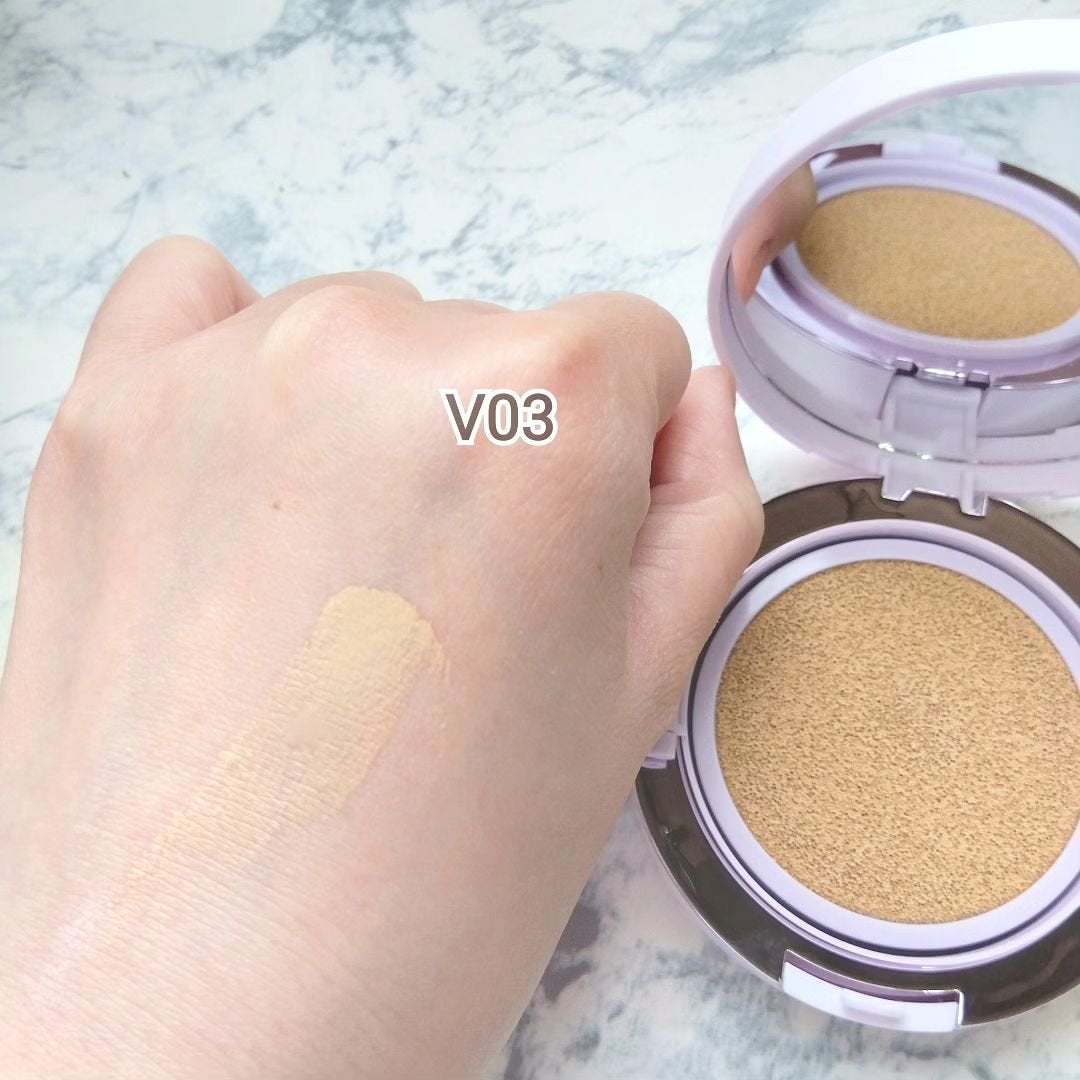 パーフェクティング シルキーフィット カバー クッション ファンデーション/VDL/クッションファンデーションを使ったクチコミ(5枚目)