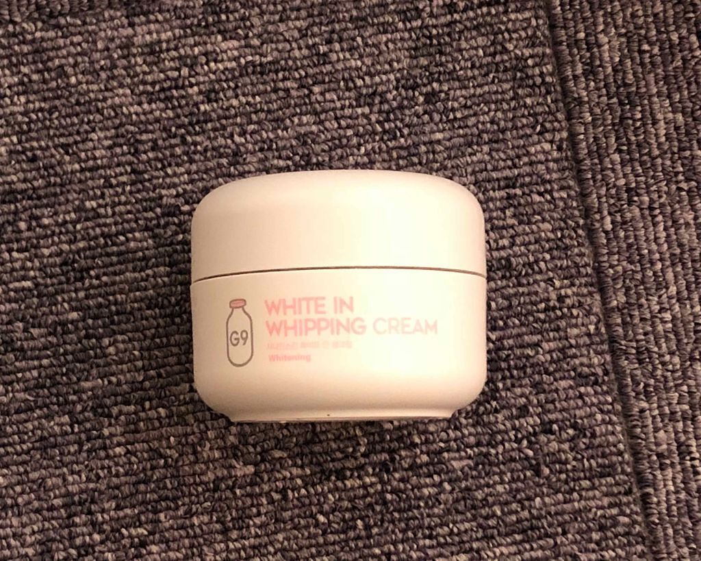 WHITE WHIPPING CREAM(ウユクリーム)/G9SKIN/化粧下地を使ったクチコミ（1枚目）