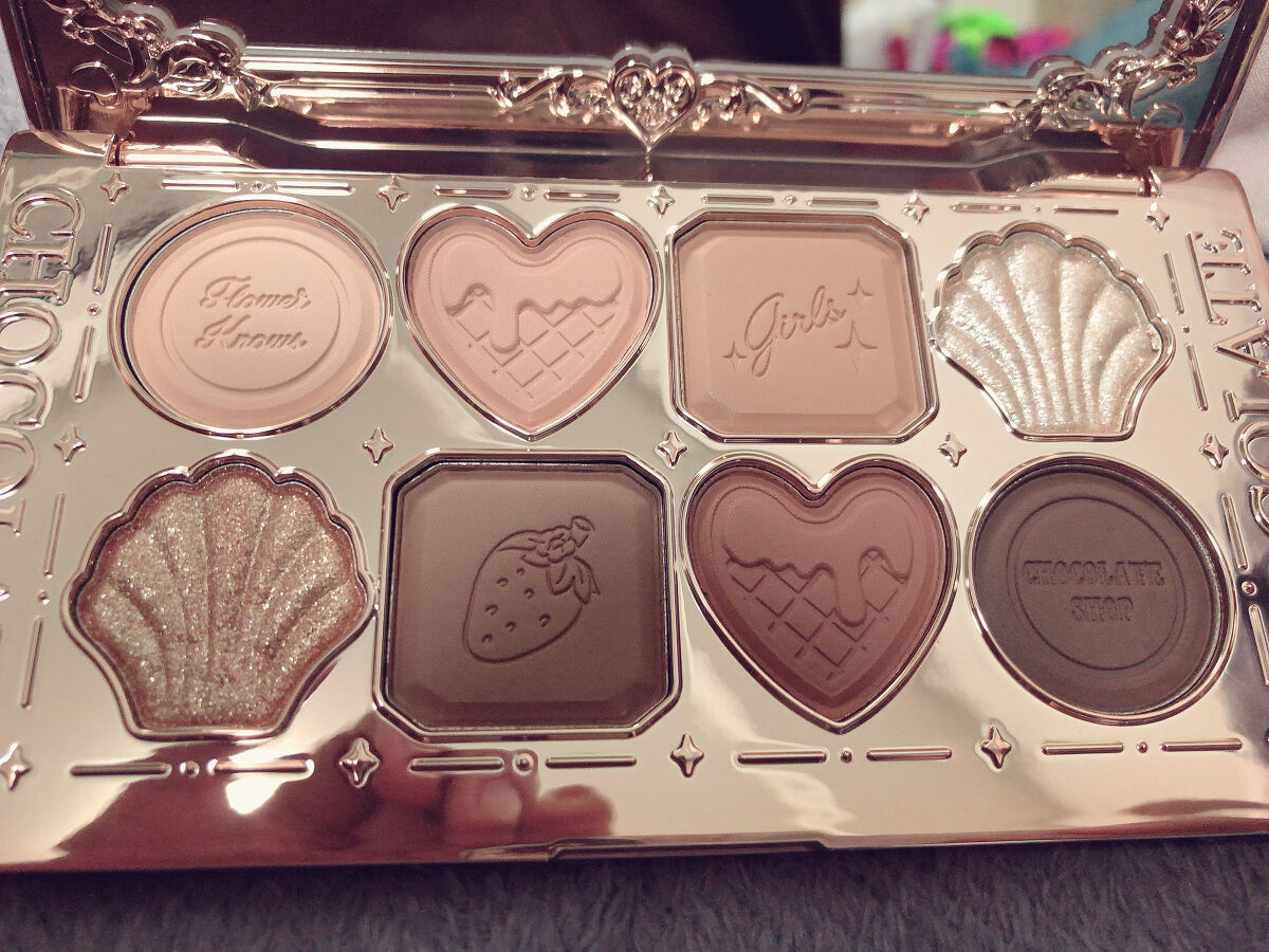 チョコレートシリーズアイシャドウパレット 01 ナッツクラッカ/FlowerKnows/アイシャドウパレットを使ったクチコミ（2枚目）