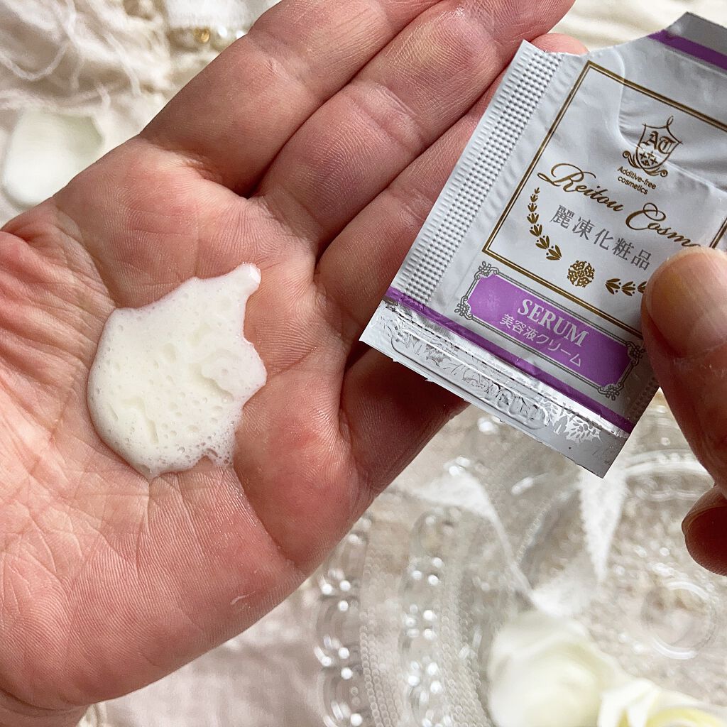 美容液クリーム/麗凍化粧品/フェイスクリームを使ったクチコミ(4枚目)