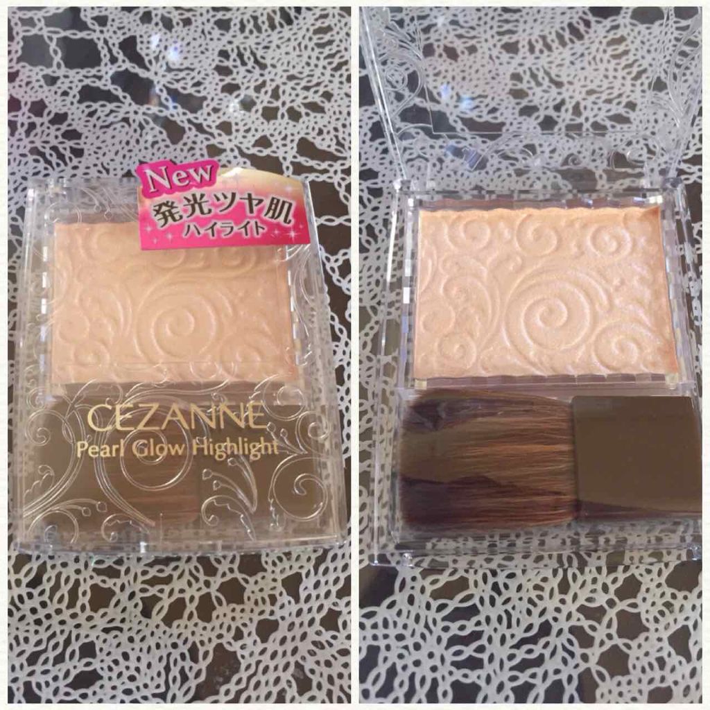 パールグロウハイライト/CEZANNE/パウダーハイライトを使ったクチコミ（1枚目）
