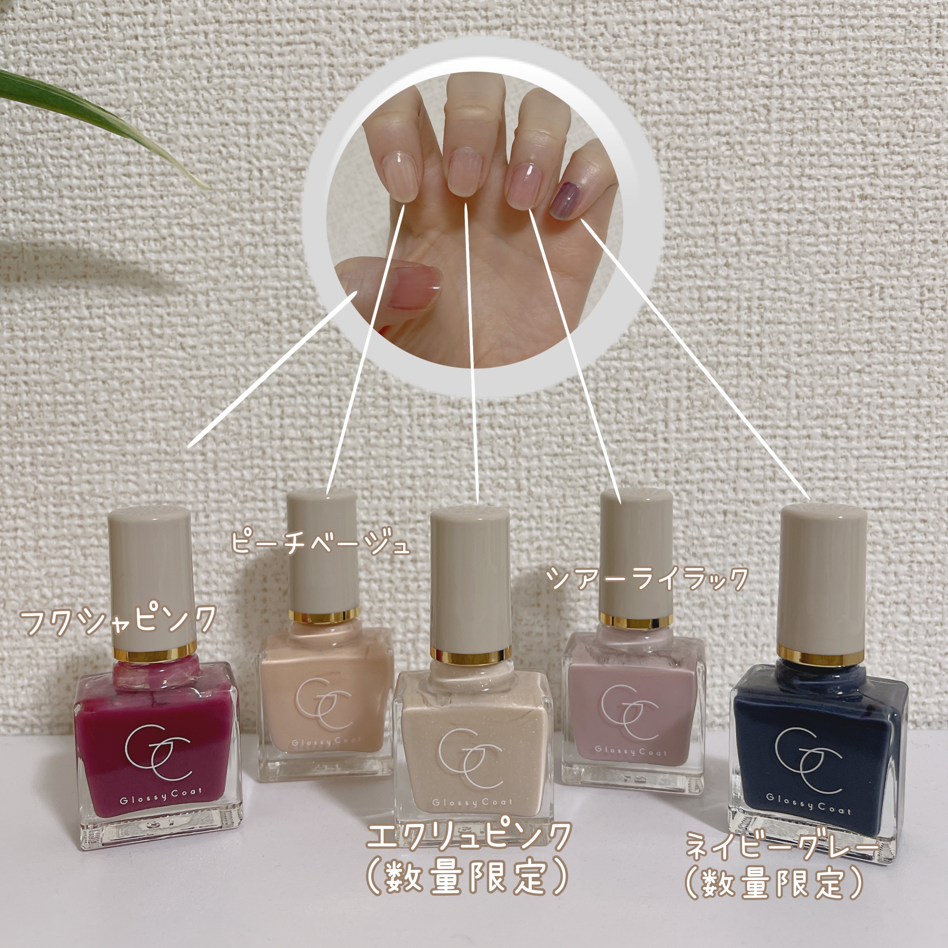 グロッシーコート/スキューズミー/オールインワンネイルを使ったクチコミ（2枚目）