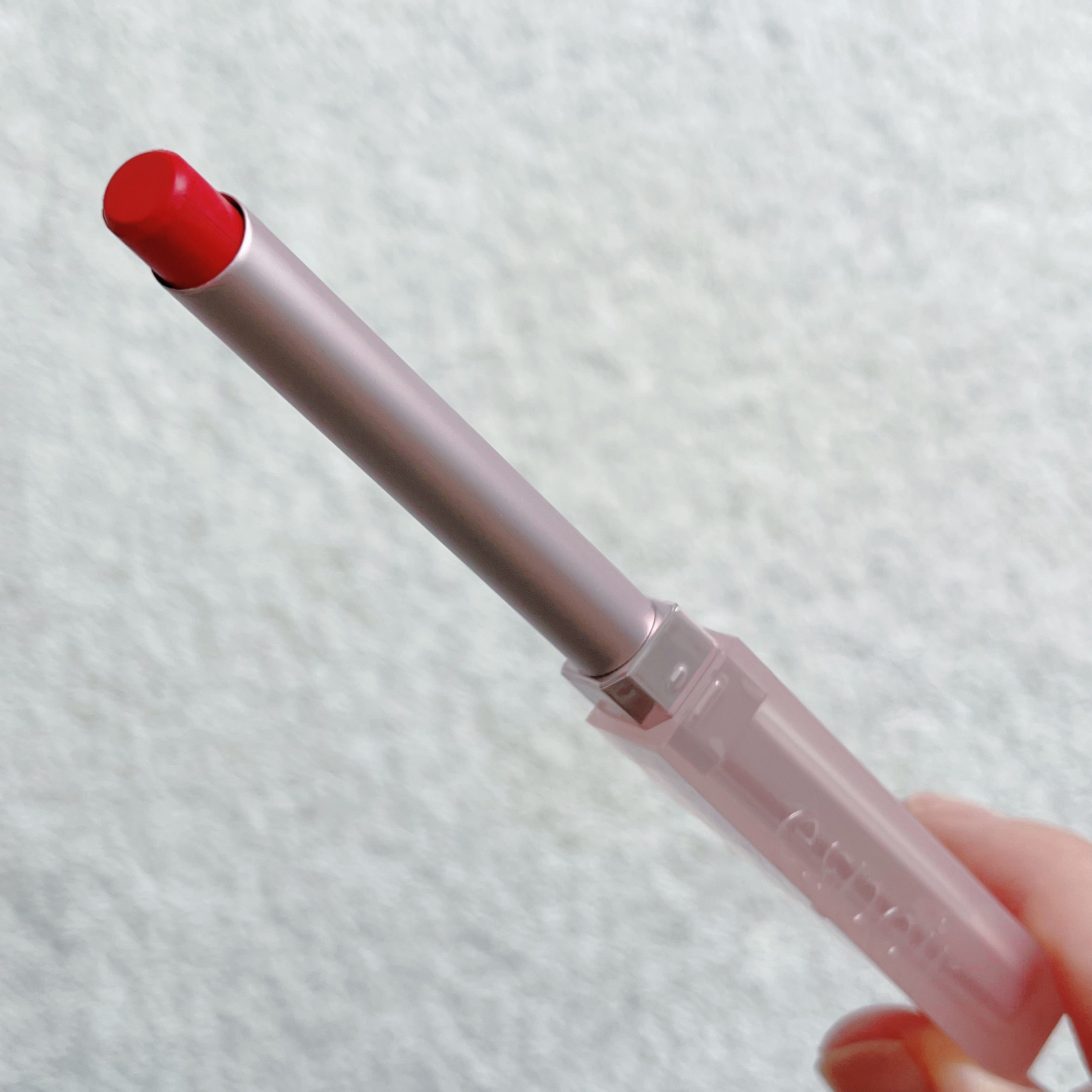 ザスリックリップスティッククリームマット レアロージー(Rosy BB EDITION)/espoir/口紅を使ったクチコミ（2枚目）