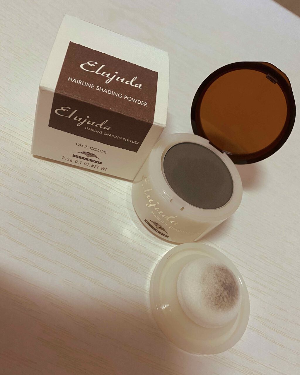 ヘアライン シェーディング パウダー/エルジューダ/シェーディングを使ったクチコミ(1枚目)