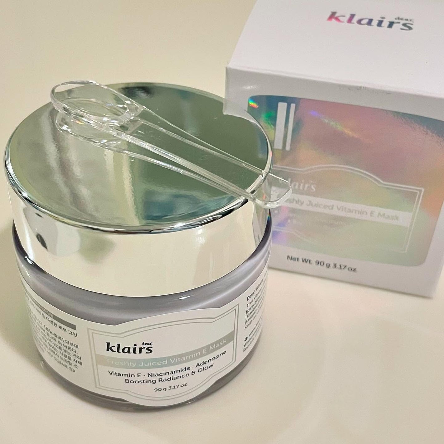 フレッシュリージュースドビタミンEマスク(90g)/Klairs/フェイスクリームを使ったクチコミ(4枚目)