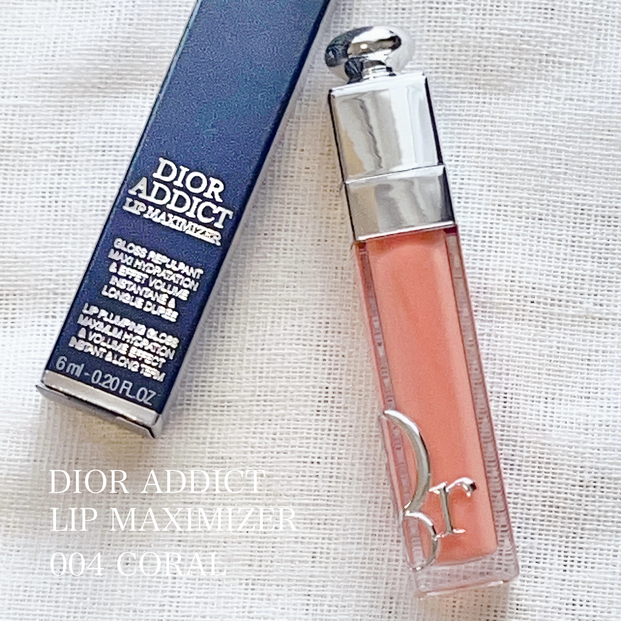 ディオール アディクト リップ マキシマイザー 004コーラル/Dior/リップグロスを使ったクチコミ（1枚目）